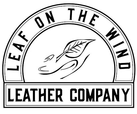 Leaf on the Wind Leather Company logo