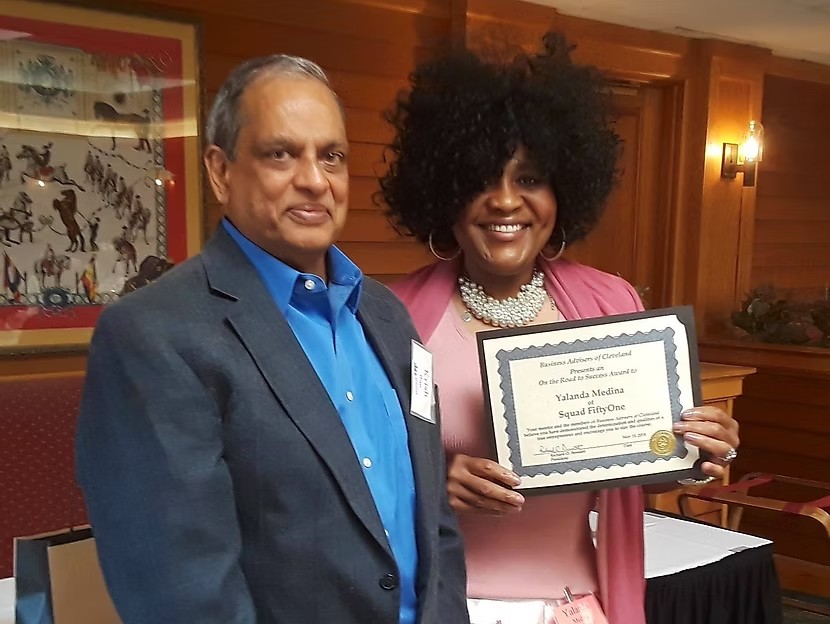 BAC award winners Yolanda Medina and Rao